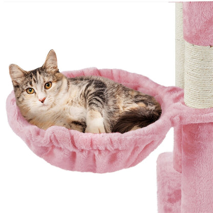 82.5In Multi Level Cat Tree for Large Cat Tower with Condo and Scratching Post